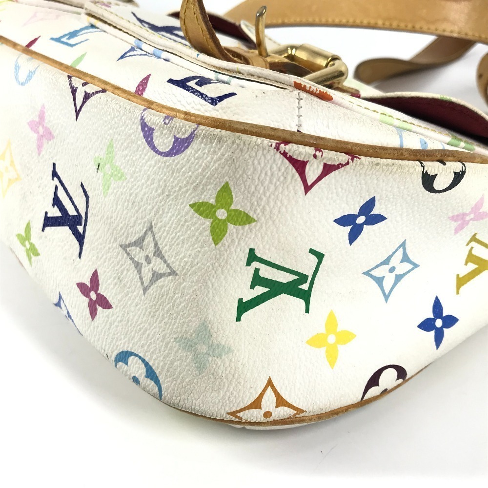 LOUIS VUITTON Multicolor Lodge Bag Crossbody Shoulder Blanc White - Picture 7 of 15